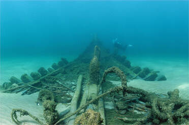 Shipwreck in Lake Michigan